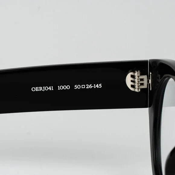 NEW OFF-WHITE EYEGLASSES BLACK WOMEN EYEWEAR OFF-WHITE OERJ041 STYLE 41 1000 Off-White OERJ041 STYLE 41 1000 Black/Clear Blue Light Block  main image 2